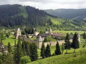 Sucevita, Romania, cloister