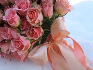 pink, rouge, bouquet