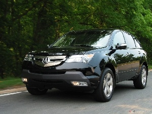 route, motion, black, Acura MDX