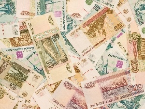 rubles, bills