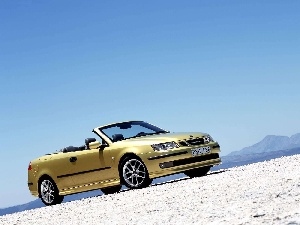 Saab 9-3 Convertible, Golden