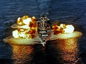 salvation, artillery, USS New Jersey