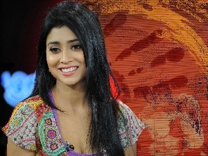 Shriya Saran, brunette, smiling, make-up, Women