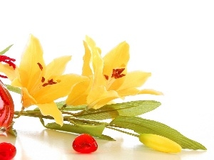 Scent, essential, Yellow, Spa, lilies