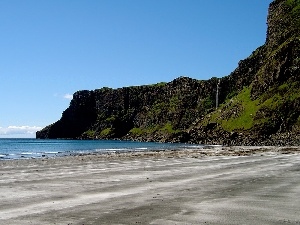 Beaches, sea, cliff