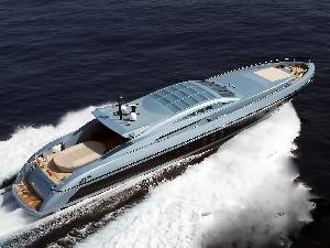 sea, Mega yacht, Fast, Luxury