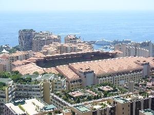 sea, Monaco, panorama, town