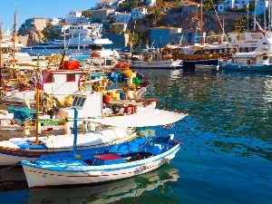 Yachts, sea, port