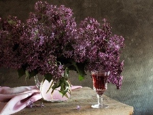 shawl, Wines, without, wine glass