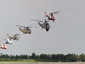 show, helicopters