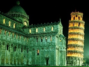 Sights, structures, Leaning Tower of Pisa