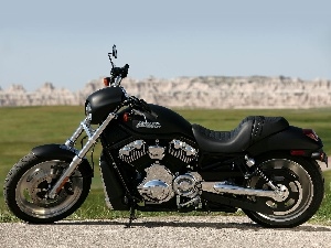 sitting, Harley-Davidson Night Rod