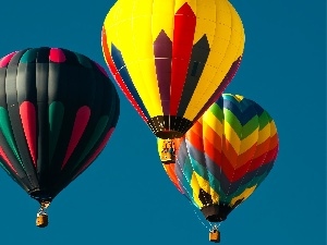 Balloons, Sky, color