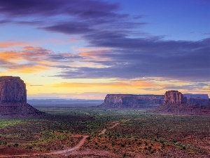 Mountains, Sky, canyon