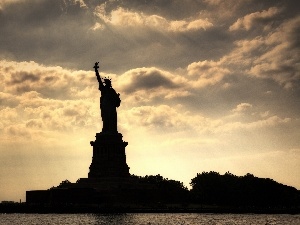Sky, Statue of Liberty