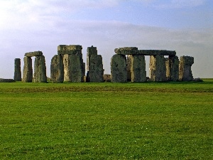 Sky, Stones, Stonehenge, grass