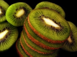 kiwi, slices, fruit