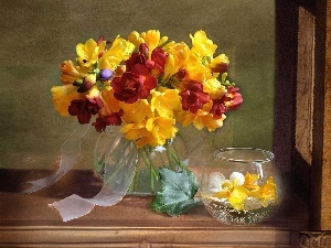 freesia, small bunch