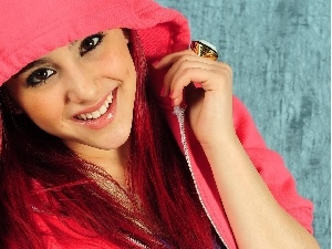 Smile, hood, Ariana Grande