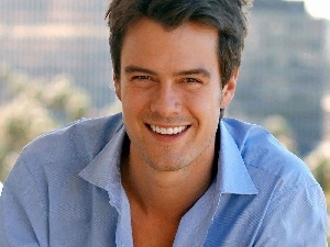 Smile, shirt, Josh Duhamel, Blue