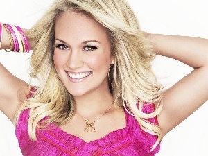 Smile, Carrie Underwood, Pink, Blouse