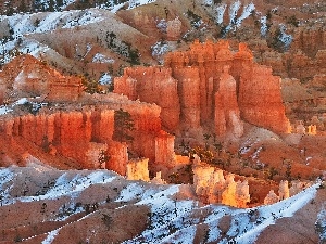 snow, canyon