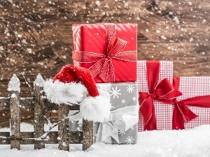 snow, gifts, Hat, Nicholas