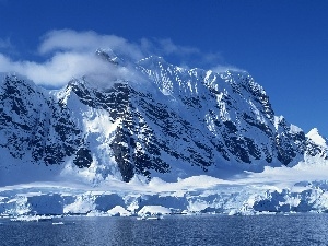 winter, snow, Mountains