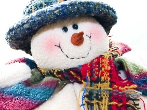 Snowman, happy