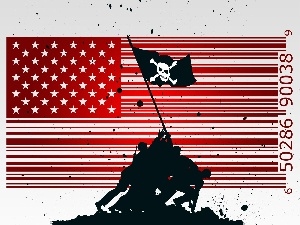 flag, soldiers, American