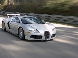 speed, full, silver, Veyron