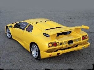 spoiler, bumper, Lamborghini Diablo