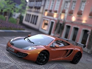 square, McLaren MP4-12C