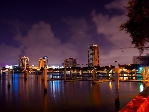 St. Petersburg, night, Newa