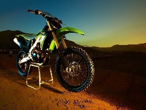 stand, fender, Kawasaki KX250F