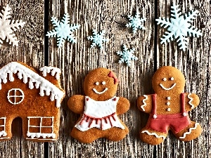 Stars, humans, Gingerbread, Home