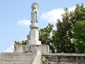 Statue monument, india, Stairs