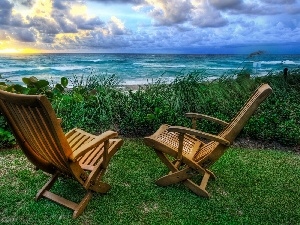 Beaches, Stool, sea