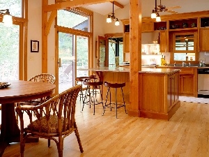 Stool, table, wooden, Windows, decor