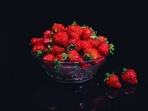 strawberries, bowl