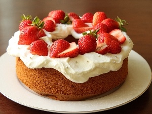 strawberry, Cake