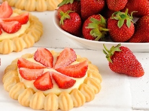 Strawberry, tartlets