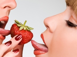Womens, strawberry, Two