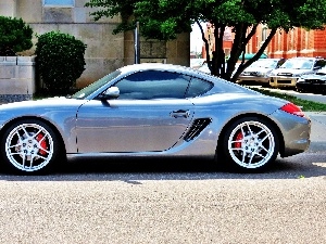 Street, Sport, Porsche, Houses, Cayman