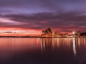 sun, west, Australia, Sydney