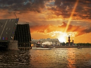 sun, west, Saint, St. Petersburg