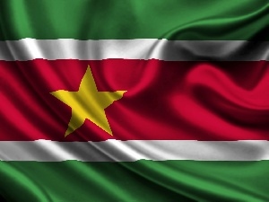 Suriname, flag