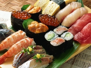 package, Sushi, japanese