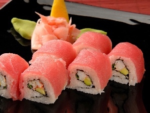 Yummy, Sushi, tray