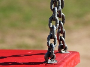 Swing, chain, red hot